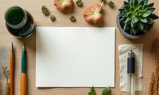 Eco-friendly calligraphy materials and sustainable art supplies for workshops