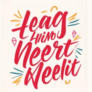 Instagram-ready calligraphy post design with modern lettering