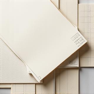 Specialized calligraphy paper sheets with guidelines for practice and artwork